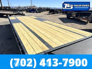 8.5x24 Diamond C DET 208 Deckover Tilt Trailer - 18K GVWR -