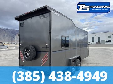 7.5x20 Look Moab Enclosed Cargo Trailer - 8'0" Interior - 10K GVWR - Alloy Wheels, Aluminum Walls and Ceiling, Battery, Black Out Package, D-Rings, Finished Interior, Roof Vent, So