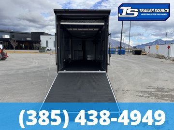 7.5x20 Look Moab Enclosed Cargo Trailer - 8'0" Interior - 10K GVWR - Alloy Wheels, Aluminum Walls and Ceiling, Battery, Black Out Package, D-Rings, Finished Interior, Roof Vent, So