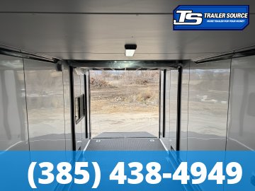 7.5x20 Look Moab Enclosed Cargo Trailer - 8'0" Interior - 10K GVWR - Alloy Wheels, Aluminum Walls and Ceiling, Battery, Black Out Package, D-Rings, Finished Interior, Roof Vent, So