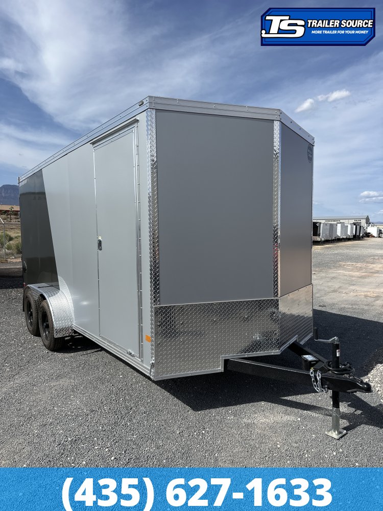 7x16 Wells Cargo Road Force Enclosed Cargo Trailer - 7'0" Interior - 7K GVWR - .080 PolyCor, 2 Tone Color