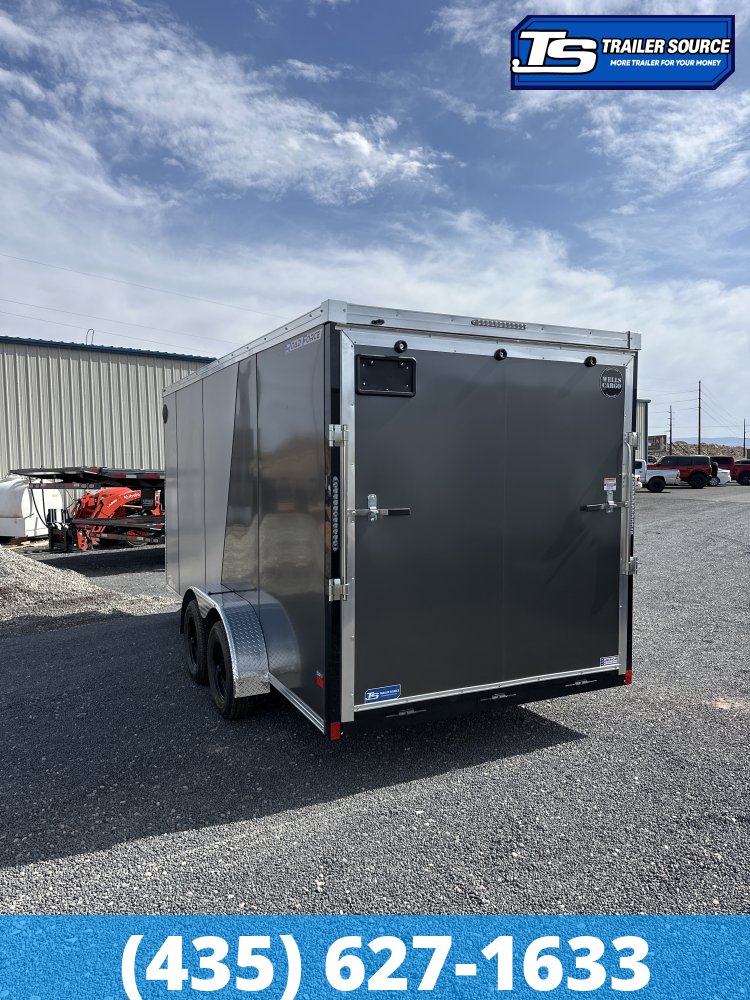 7x16 Wells Cargo Road Force Enclosed Cargo Trailer - 7'0" Interior - 7K GVWR - .080 PolyCor, 2 Tone Color