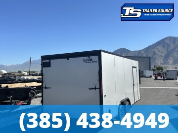 8.5x18 Look ST DLX Enclosed Cargo Trailer - 7'0" Interior - 7K GVWR - .080 PolyCor, Alloy Wheels, Black Out Package