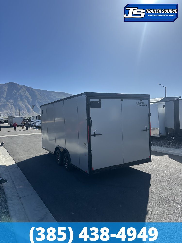 8.5x18 Look ST DLX Enclosed Cargo Trailer - 7'0" Interior - 7K GVWR - .080 PolyCor, Alloy Wheels, Black Out Package