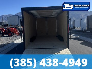 8.5x18 Look ST DLX Enclosed Cargo Trailer - 7'0" Interior - 7K GVWR - .080 PolyCor, Alloy Wheels, Black Out Package