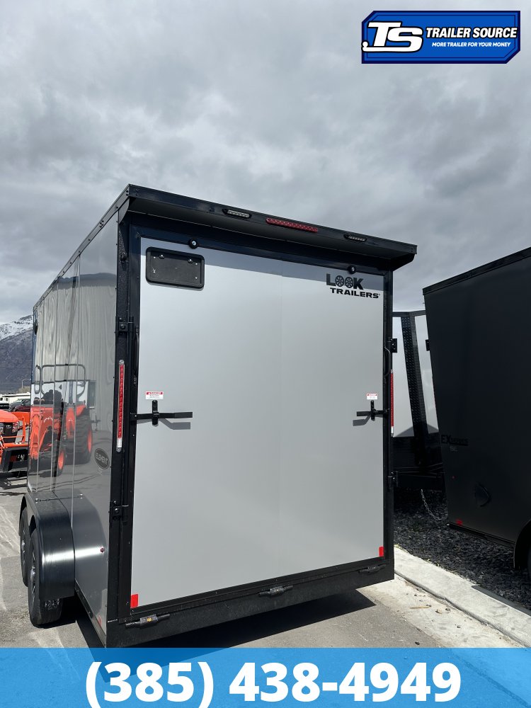 7x16 Look Element Elite Pro Enclosed Cargo Trailer - 7'6" Interior - 7K GVWR -