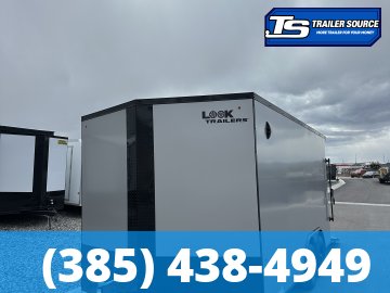 8.5x16 Look ST DLX Enclosed Cargo Trailer - 7'0" Interior - 10K GVWR - .080 PolyCor, Black Out Package, Rear Spoiler w/ Load Lights