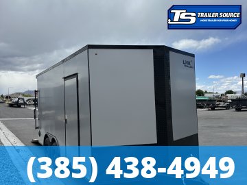 8.5x16 Look ST DLX Enclosed Cargo Trailer - 7'0" Interior - 10K GVWR - .080 PolyCor, Black Out Package, Rear Spoiler w/ Load Lights