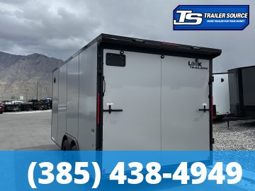 8.5x16 Look ST DLX Enclosed Cargo Trailer - 7'0" Interior - 10K GVWR - .080 PolyCor, Black Out Package, Rear Spoiler w/ Load Lights