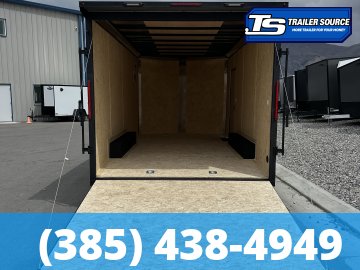 8.5x16 Look ST DLX Enclosed Cargo Trailer - 7'0" Interior - 10K GVWR - .080 PolyCor, Black Out Package, Rear Spoiler w/ Load Lights