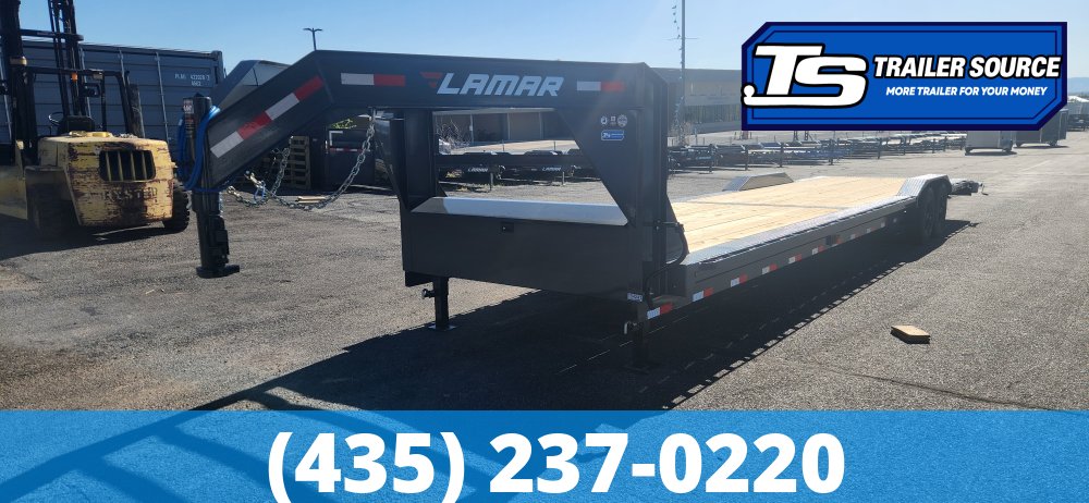 8.5x36 Lamar H8 Gooseneck Wide Body w/ Drive Over Fenders Equipment