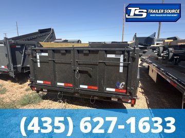 7x14 Diamond C LPT 207 Dump Trailer - 32" Sides - 15.5K GVWR - 14 Ply Tires, Board Brackets, Long Arm Tarp