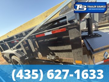 7x14 Diamond C LPT 207 Dump Trailer - 32" Sides - 15.5K GVWR - 14 Ply Tires, Board Brackets, Long Arm Tarp