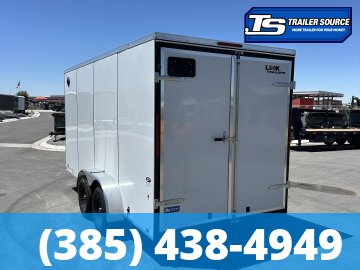 7x16 Look ST DLX Enclosed Cargo Trailer - 7'0" Interior - 3.5K GVWR - .080 PolyCor, Barn Doors, Spare Mount, Spare Tire, Translucent Roof