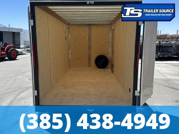 7x16 Look ST DLX Enclosed Cargo Trailer - 7'0" Interior - 3.5K GVWR - .080 PolyCor, Barn Doors, Spare Mount, Spare Tire, Translucent Roof