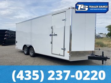 8.5x20 American Hauler Arrow Enclosed Cargo Trailer - 7'0" Interior - 7K GVWR - .080 PolyCor, Ramp Door, Ramp Extension