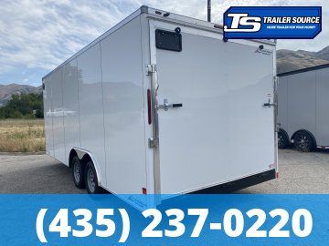 8.5x20 American Hauler Arrow Enclosed Cargo Trailer - 7'0" Interior - 7K GVWR - .080 PolyCor, Ramp Door, Ramp Extension