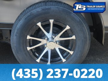 7x14 Look ST DLX Enclosed Cargo Trailer - 7'0" Interior - 7K GVWR - .080 PolyCor, Alloy Wheels, Black Out Package, Rear Spoiler w/ Load Lights