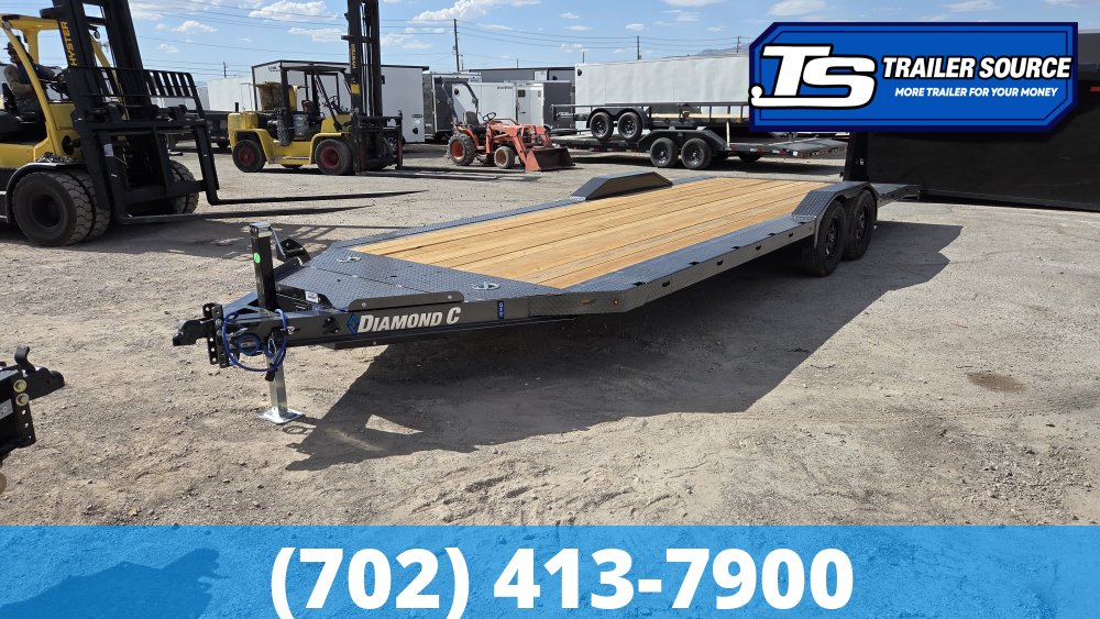 7x22 Diamond C GTF 206 Flatbed Car Hauler