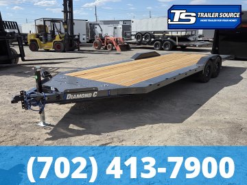 7x22 Diamond C GTF 206 Flatbed Car Hauler