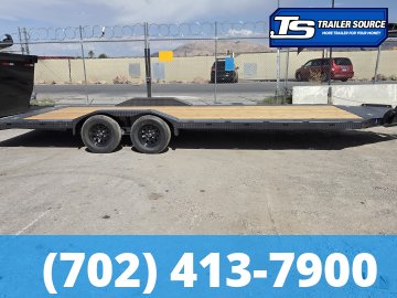 7x22 Diamond C GTF 206 Flatbed Car Hauler Trailer - 10K GVWR -