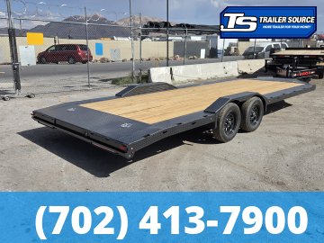 7x22 Diamond C GTF 206 Flatbed Car Hauler Trailer - 10K GVWR -