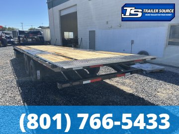 8.5x28 Horizon FFT Gooseneck Tilt Trailer - 22.4K GVWR - 18 Ply Tires