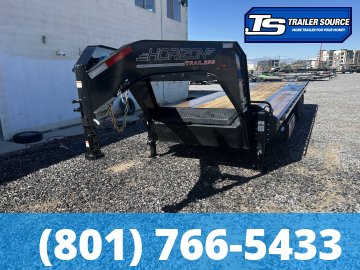 8.5x28 Horizon FFT Gooseneck Tilt Trailer - 22.4K GVWR - 18 Ply Tires