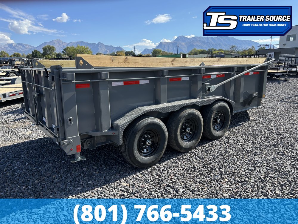 7x16 Diamond C LPT 307 Pacesetter Pkg Dump Trailer - 32" Sides - 24K GVWR -