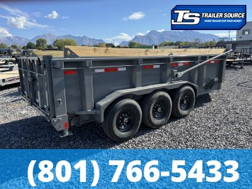 7x16 Diamond C LPT 307 Pacesetter Pkg Dump Trailer - 32" Sides - 24K GVWR -