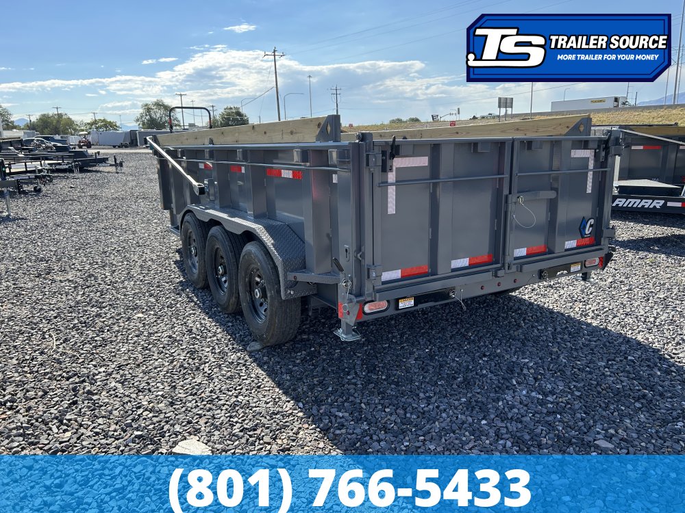 7x16 Diamond C LPT 307 Pacesetter Pkg Dump Trailer - 32" Sides - 24K GVWR -
