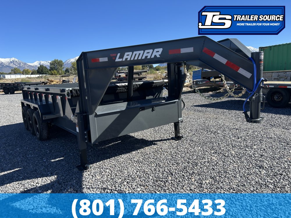 7x16 Lamar DT Gooseneck Dump