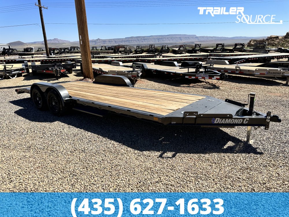 7x20 Diamond C GTF 10K Car Hauler Trailer
