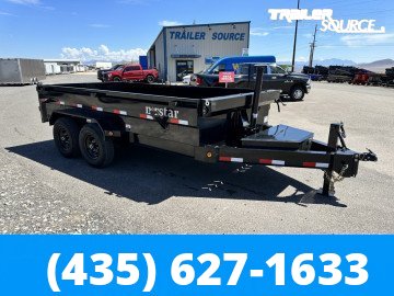 7x14 Norstar Iron Bull DXB 24" Sides 14K Dump Trailer