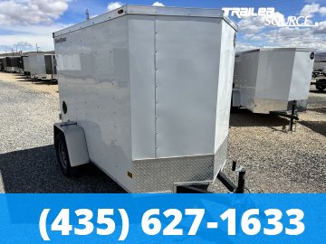 5x8 Wells Cargo FastTrac 5'6" Interior Single Axle Enclosed Cargo
