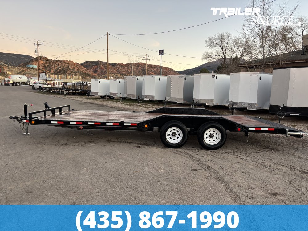 8.5x22 PJ Trailers Flatbed Car Hauler