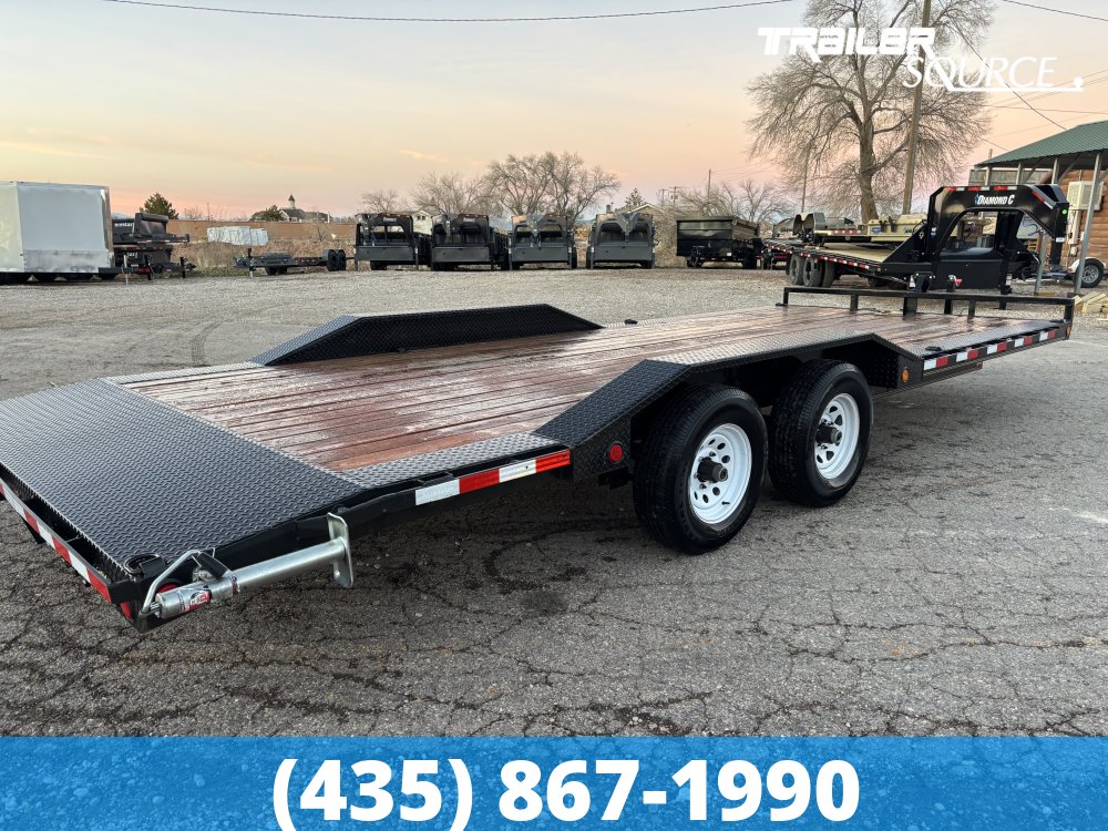 8.5x22 PJ Trailers Flatbed Car Hauler