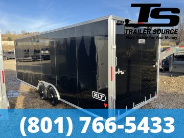 8.5x24 Alcom Aluminum EZ Hauler XLT Trailer - 7'0" Interior - 10K GVWR -