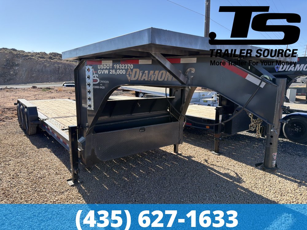 7x25 Diamond C HDT 307 Equipment Trailer - 24K GVWR -