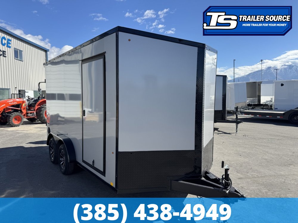 7.5x14 Look Element SE Enclosed Cargo Trailer - 7'0" Interior - 7K GVWR - .080 PolyCor, Alloy Wheels, Black Out Package, Rear Load Lights