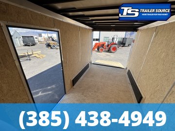 7.5x14 Look Element SE Enclosed Cargo Trailer - 7'0" Interior - 7K GVWR - .080 PolyCor, Alloy Wheels, Black Out Package, Rear Load Lights