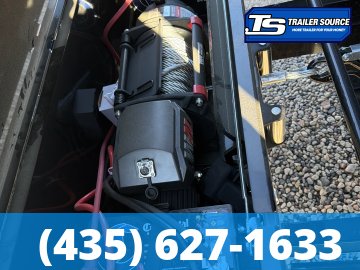 7x16 Iron Bull DBB Roll Off Trailer - 16K GVWR - Hydraulic Jack(s)