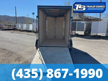 6x12 Look ST DLX Enclosed Cargo Trailer - 7'0" Interior - 7K GVWR - .080 PolyCor, Black Out Package, Ramp Door
