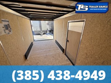 7.5x16 Look Element SE Enclosed Cargo Trailer - 7'0" Interior - 7K GVWR - .080 PolyCor, Alloy Wheels, Black Out Package, Ramp Extension, Rear Spoiler w/ Load Lights, Translucent Ro