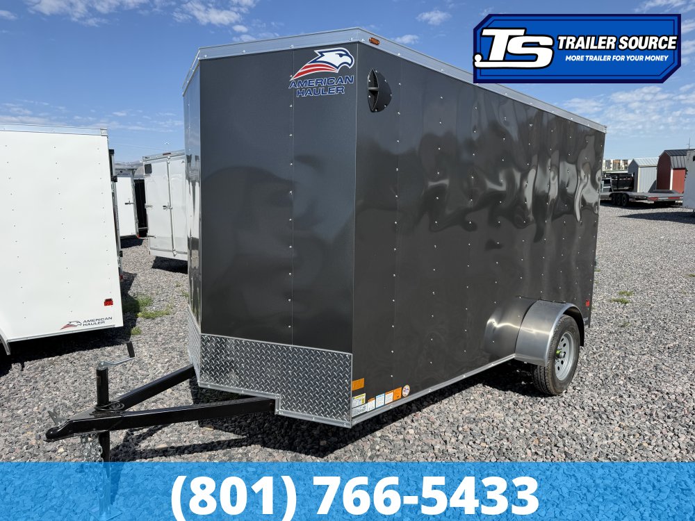 6x12 American Hauler Arrow Enclosed Cargo Trailer - 6'6" Interior - 3.5K GVWR - Ramp Door