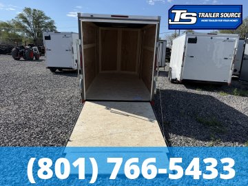 6x12 American Hauler Arrow Enclosed Cargo Trailer - 6'6" Interior - 3.5K GVWR - Ramp Door