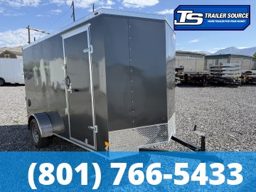 6x12 American Hauler Arrow Enclosed Cargo Trailer - 6'6" Interior - 3.5K GVWR - Ramp Door