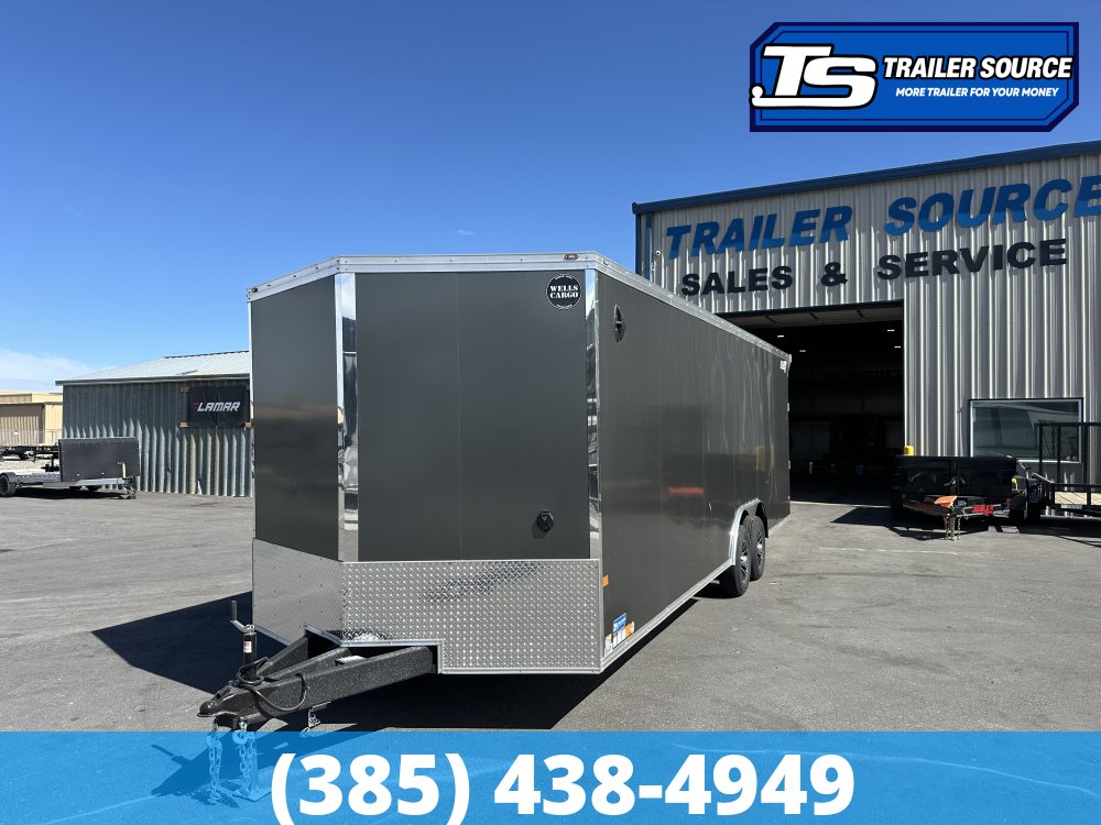 8.5x24 Wells Cargo Revv Enclosed Car Hauler Race