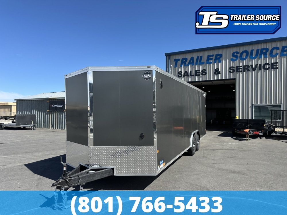 8.5x24 Wells Cargo Revv Enclosed Car Hauler Race