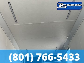 8.5x24 Wells Cargo Revv Enclosed Car Hauler Trailer - 7'0" Interior - 10K GVWR - .080 PolyCor, Alloy Wheels, Barlock on Door, Rear Spoiler w/ Load Lights